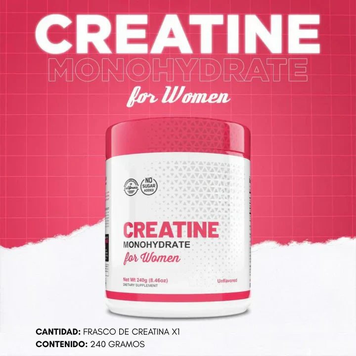 🔥 OldSchool™ 💖 - Creatina Monohydrate for Women⚡