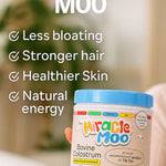 💫🥛 MIRACLE MOO™ – Suplemento natural de calostro bovino 🐮 para reducir la hinchazón 🌿, mejorar la digestión 🍃 y realzar tu belleza desde adentro ✨💖