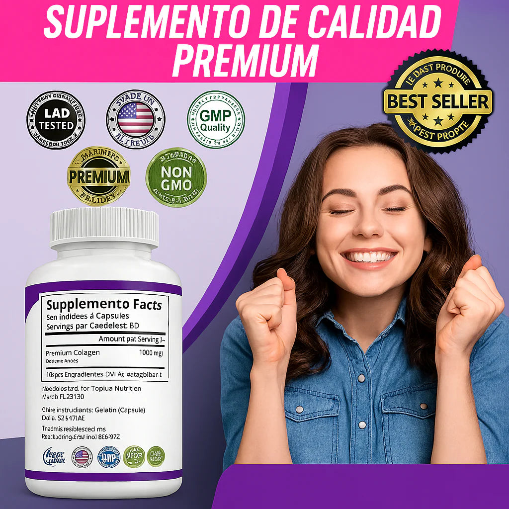 💪✨Collagen Peptides Complex™ — 5 Tipos de Colágeno en 1 💊⚡