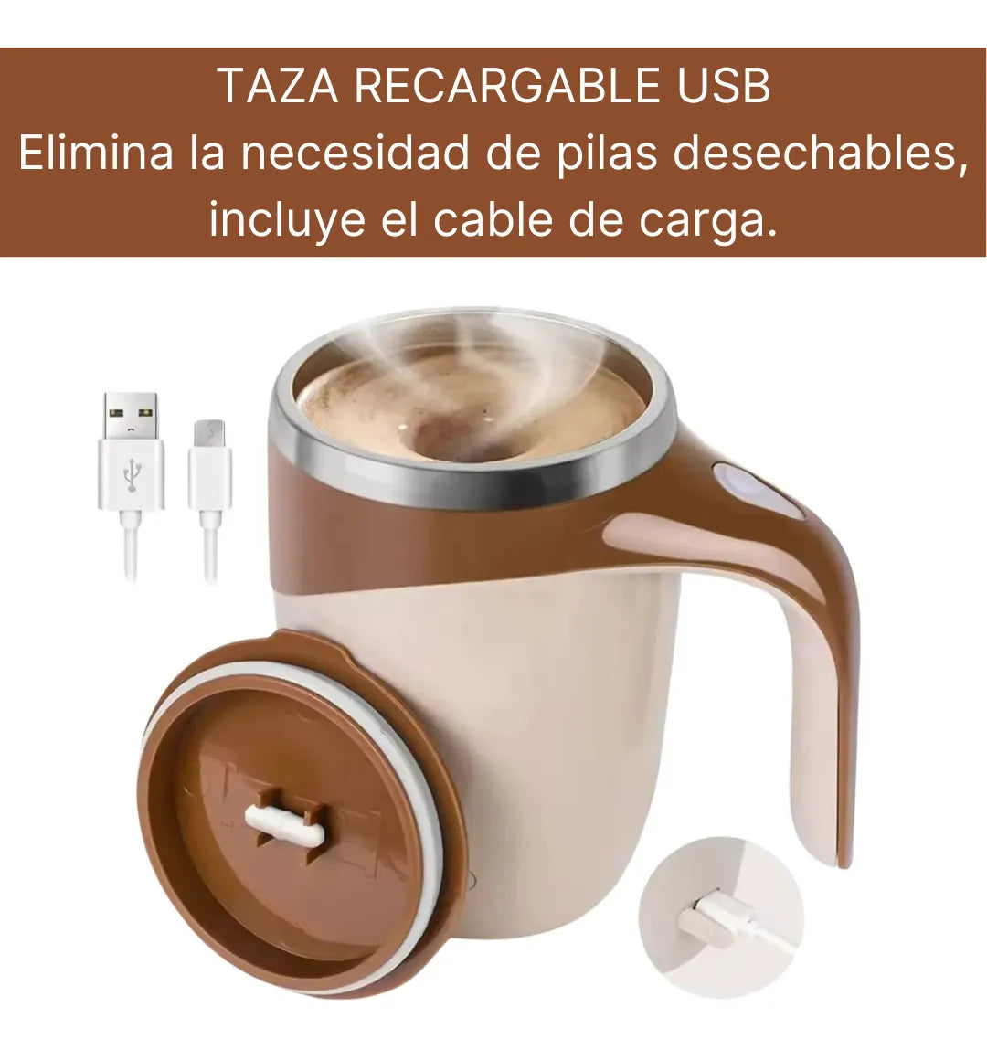 MixyCup™ - Mezcla tu bebida favorita con solo un botón, sin esfuerzo y sin cucharas. 🚀☕