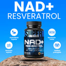 NAD+ + Resveratrol 💊 | Renovación Celular 🔬 Juventud ⏳ Energía Natural ⚡
