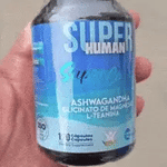 Super Calm™ - Cápsulas de L-Teanina, Ashwagandha y Glicinato de Magnesio 100% Natural (120 Cápsulas)