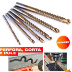 DrillMax™ - Set x6 Brocas de Titanio🚀🔩