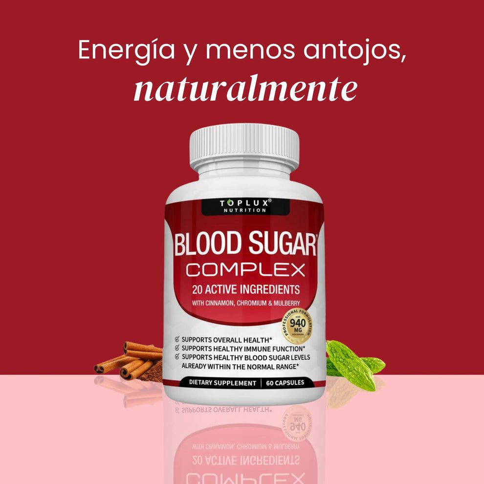 💊 Blood Sugar Complex™ – 🍃 Controla tu Glucosa de Forma Natural 🩸 | 60 cápsulas