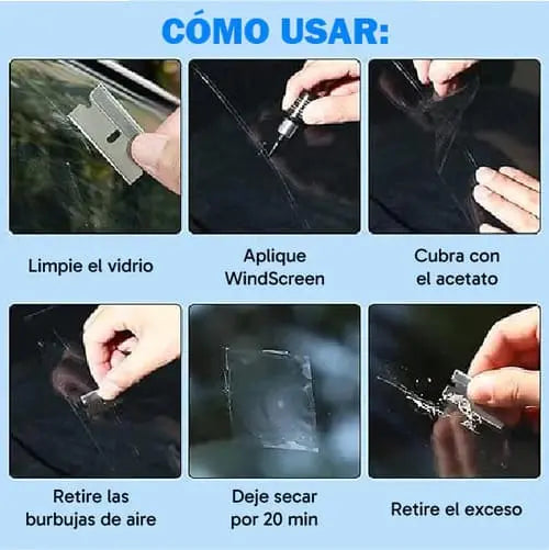 NanoLiquid™ Liquido Arregla Vidrio